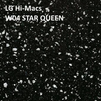 Акриловый камень LG Hi-Macs W04 STAR QUEEN